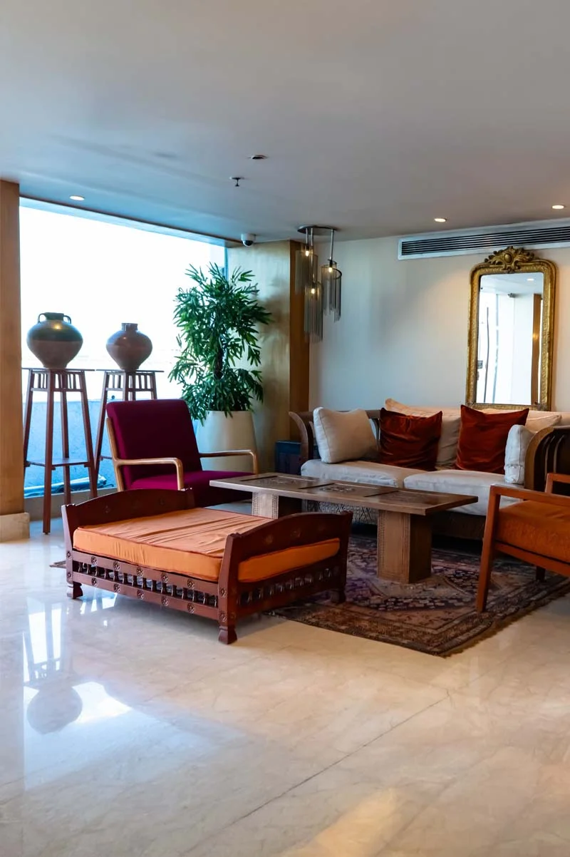 Lounge aboard the Farida Nile Cruise Nile cruise